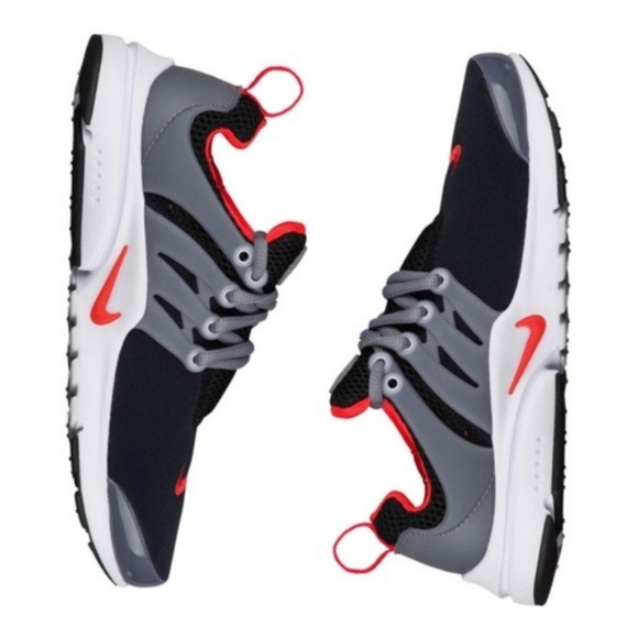 Nike Air Presto Black/Max Orange/Grey - Picture 2 of 5